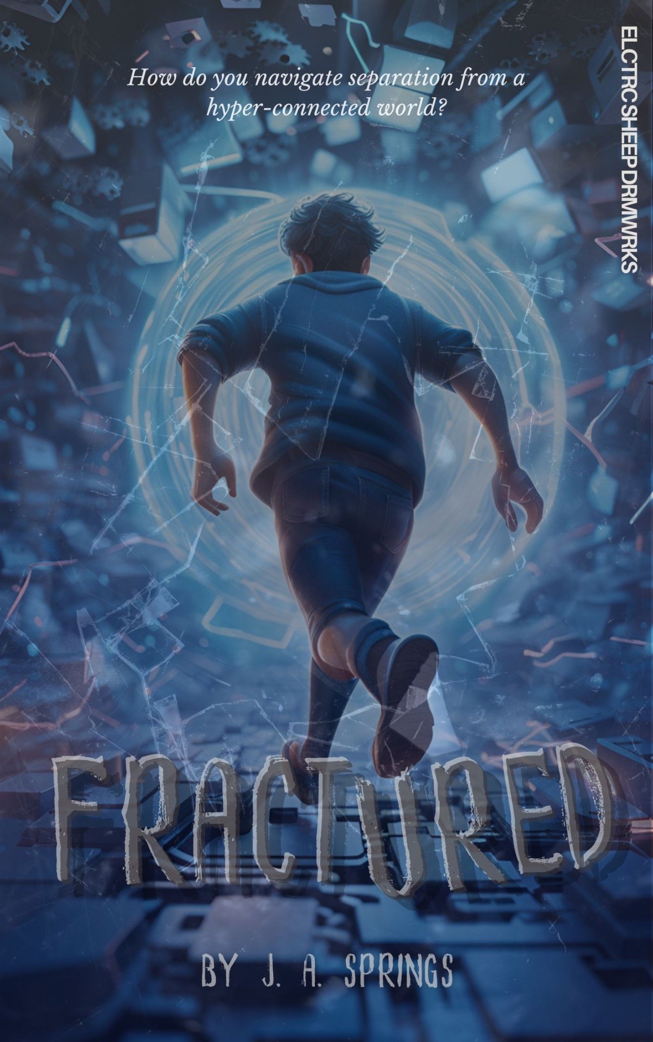 Fractured book cover